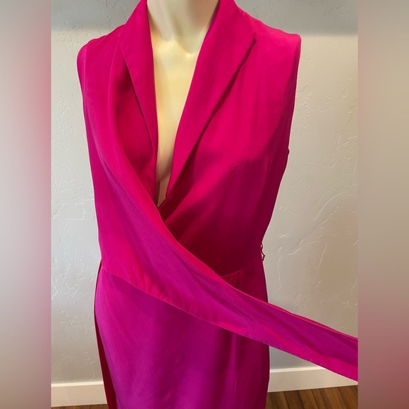 Women’s vintage 100% silk Jones wear wrap dress size 6 - Picture 3 of 7